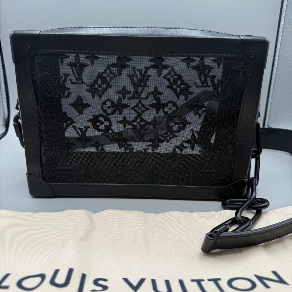 Louis Vuitton See Through Monogram Virgil Abloh Soft-Trunk Noir - Picture 5 of 7
